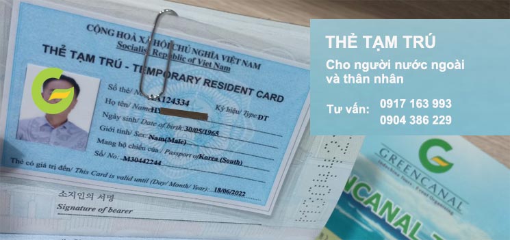 quy định mới làm thẻ tạm tạm trú thăm thân nhân người nước ngoài