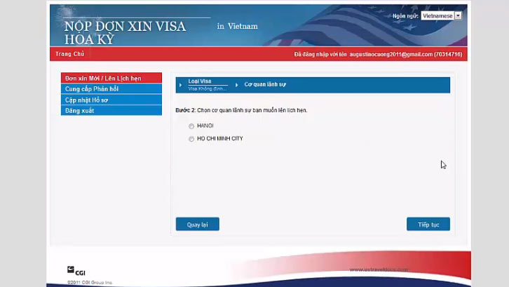 cách xin visa đi mỹ định cư lên lịch hẹn