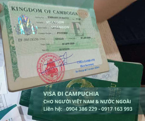 visa đi campuchia làm việc công tác du lịch 