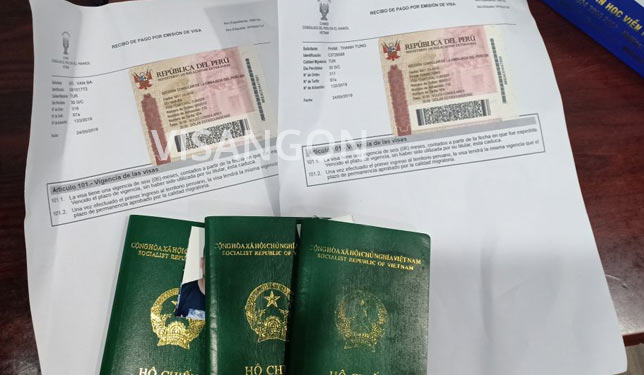 dịch vụ làm visa đi peru du lịch công tác thăm thân