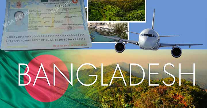 thủ tục xin visa đi bangladesh mới