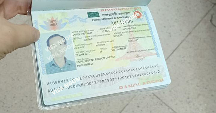 thủ tục xin visa đi bangladesh