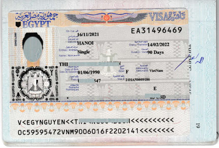 thủ tục xin visa đi ai cập mới du lịch công tác