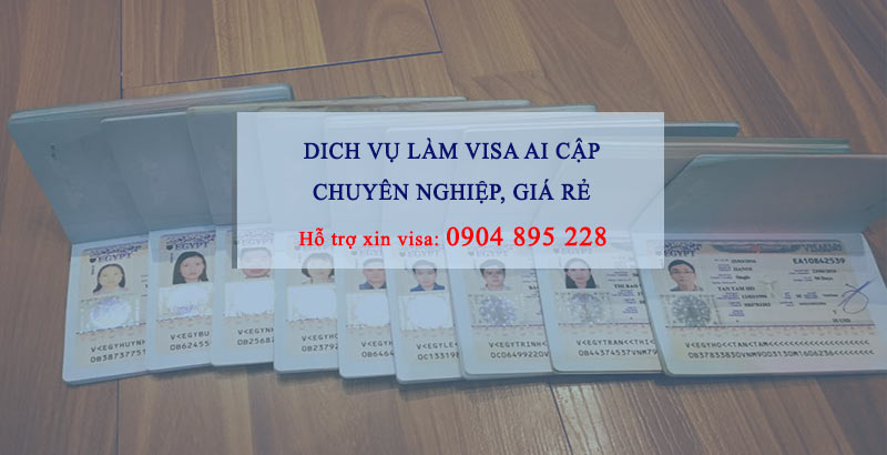thủ tục xin visa ai cập du lịch công tác