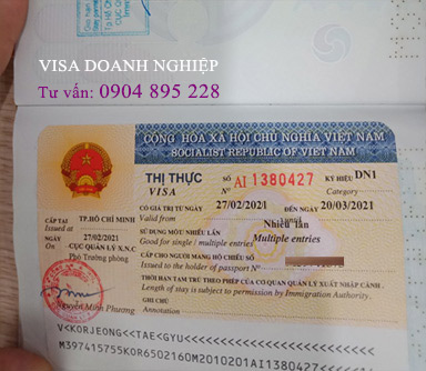các bước xin visa doanh nghiệp cho người nước ngoài