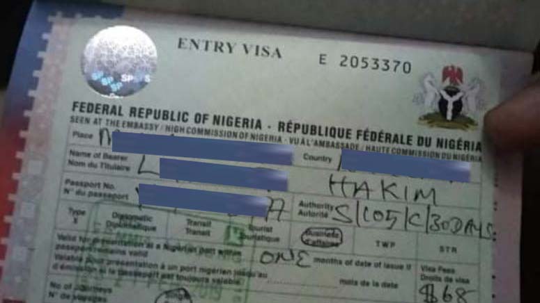 xin visa đi nigeria công tác làm việc du lịch mới 2022