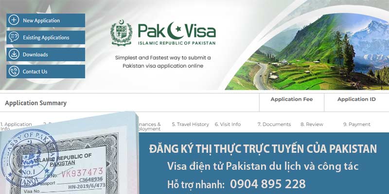 đăng ký visa điện tử pakistan công tác du lịch trực tuyến evisa