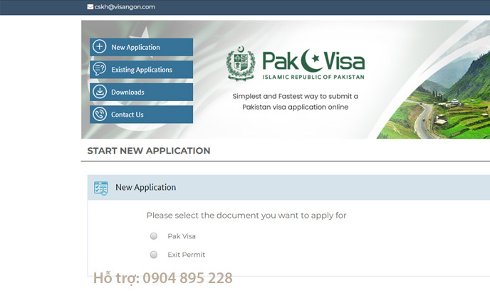 đăng ký visa điện tử pakistan công tác evisa online