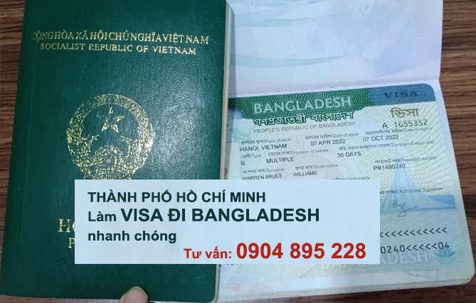 làm visa đi bangladesh tại thành phố hồ chí minh ở đâu