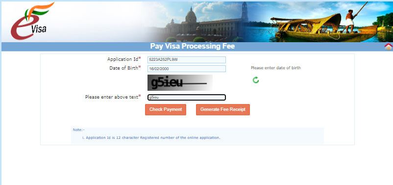 các bước xin visa ấn độ online evisa