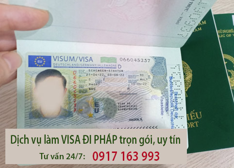 dịch vụ làm visa đi pháp trọn gói giá rẻ 2022