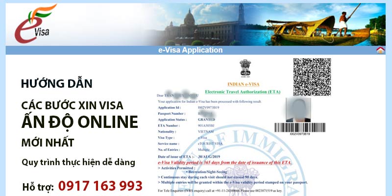 hướng dẫn các bước xin visa ấn độ online du lịch công tác evisa điện tử 2022