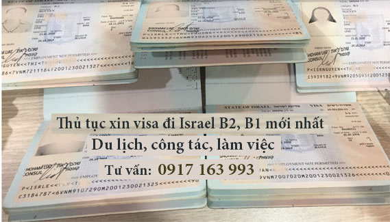 thủ tục xin visa đi Israel b2, b1 cần những gì