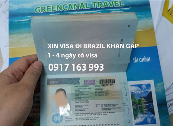 làm visa đi brazil khẩn gấp xin nhanh
