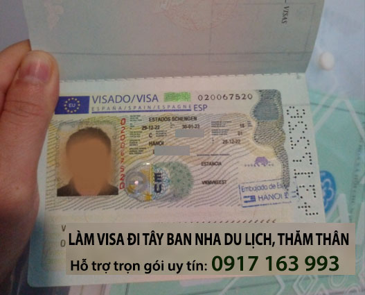 làm visa đi tây ban nha du lịch thăm thân cần giấy tờ gì