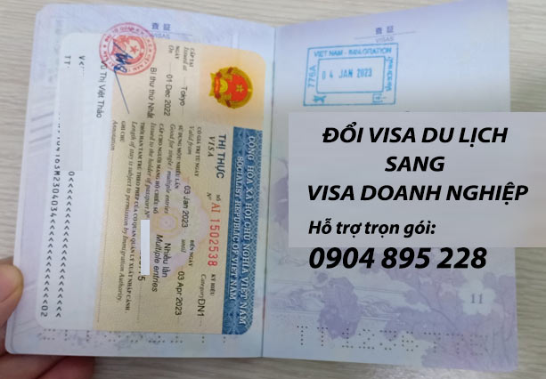 các trường hợp được đổi visa du lịch sang visa doanh nghiệp cho người nước ngoài