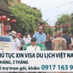 thủ tục xin visa du lịch cho người nước ngoài vào việt nam 2023