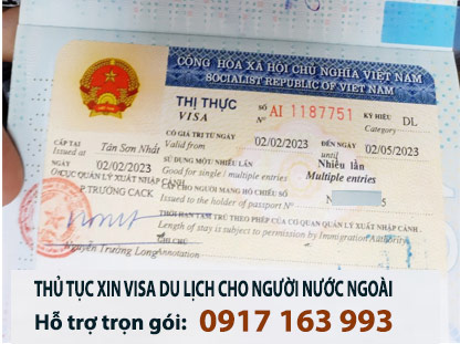 thủ tục xin visa du lịch cho người nước ngoài vào việt nam mới nhất
