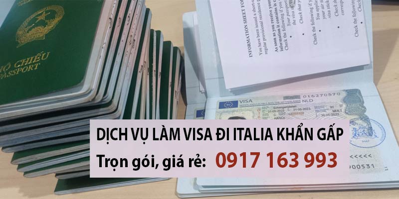 dịch vụ làm visa đi ý italia cho người nước ngoài gấp khẩn giá rẻ
