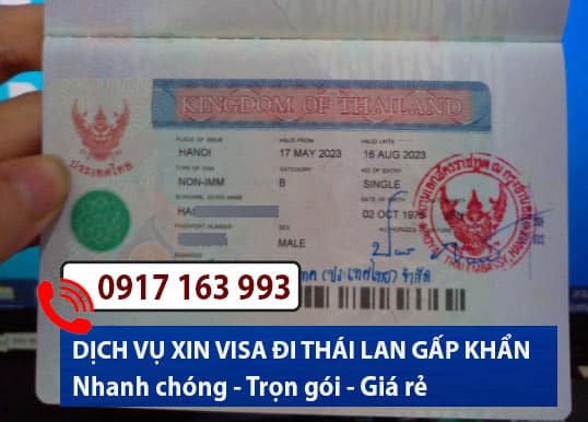 dịch vụ làm visa đi thái lan gấp khẩn nhanh giá rẻ