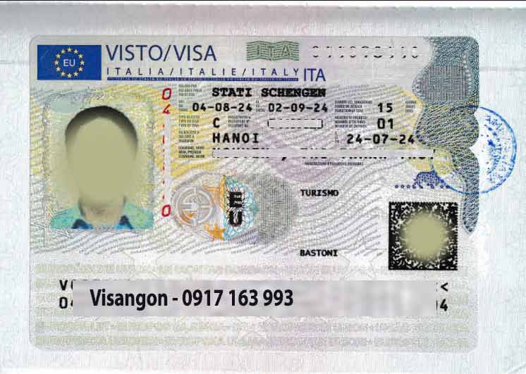 thời gian dịch vụ làm visa đi ý