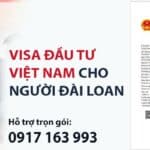 xin visa đầu tư việt nam cho người đài loan