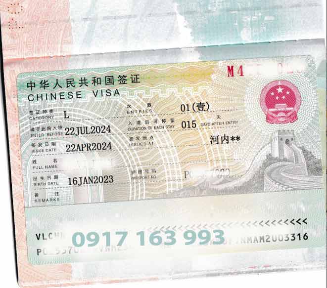 xin visa trung quốc mất bao lâu