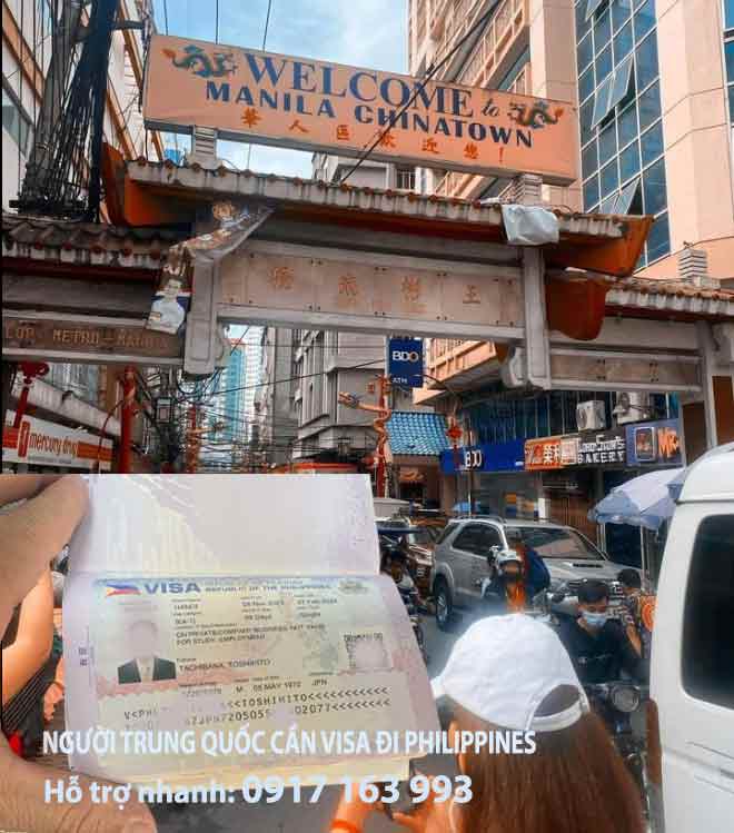 người trung quốc đi philippines có cần visa 