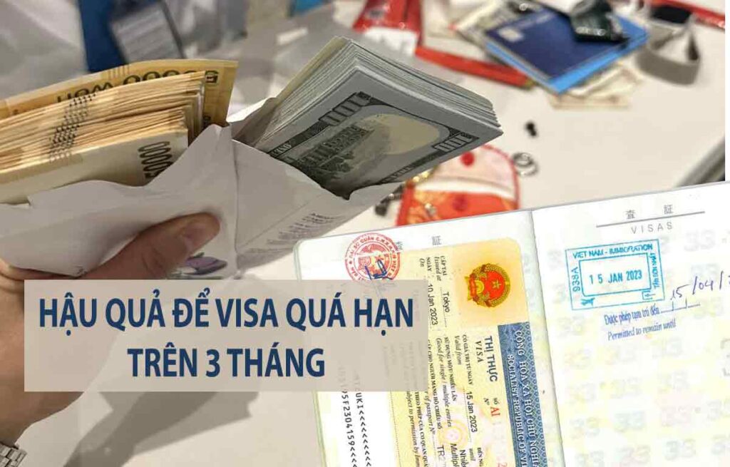 visa hết hạn quá nhiều tháng bị phạt bao nhiêu tiền