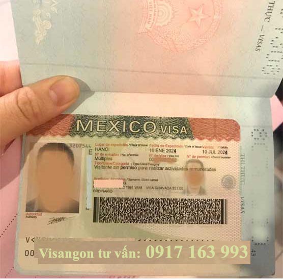 kinh nghiệm xin visa mexico du lịch công tác