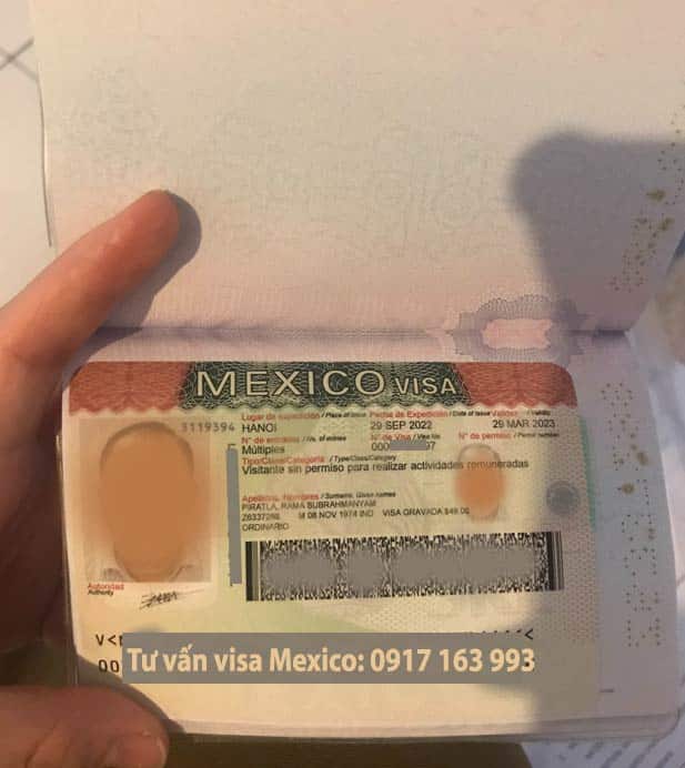 thủ tục xin visa làm việc lao động mexico 