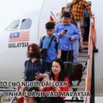 khai đơn đăng ký xin visa malaysia cho người đài loan