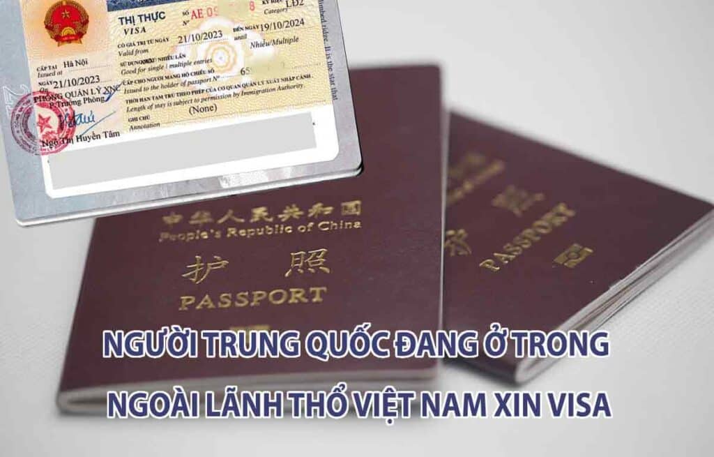 xin visa việt nam 1 năm nhiều lần cho người trung quốc