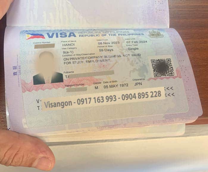 đặt lịch hẹn xin visa công tác philippines