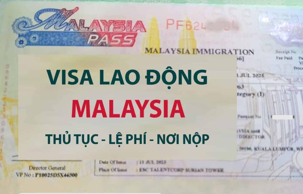 giấy phép lao động malaysia và visa