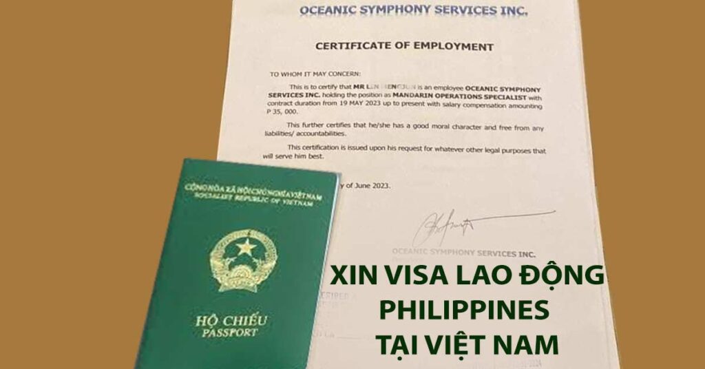 hướng dân xin visa lao động philippines và giấy phép lao động