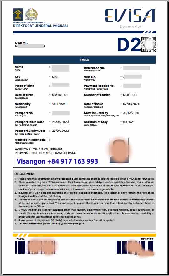 dịch vụ gia hạn visa indonesia