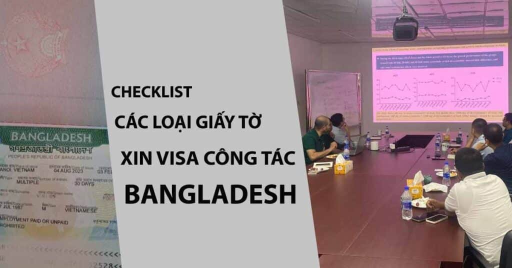 hồ sơ xin visa công tác Bangladesh