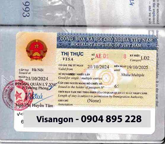 dịch vụ làm visa lao động việt nam trọn gói cho người nước ngoài