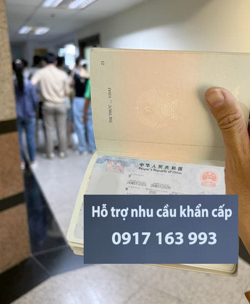 điều kiện xin visa trung quốc khẩn cấp 