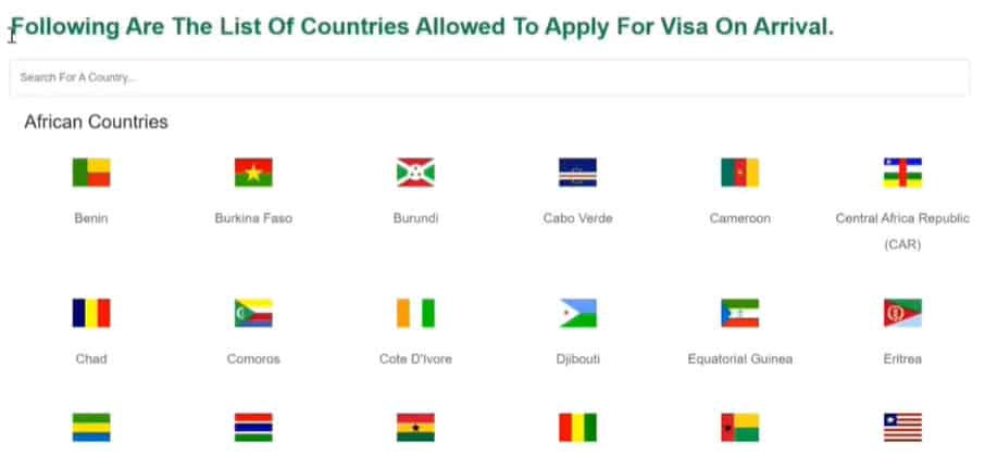 đi namibia có cần visa không