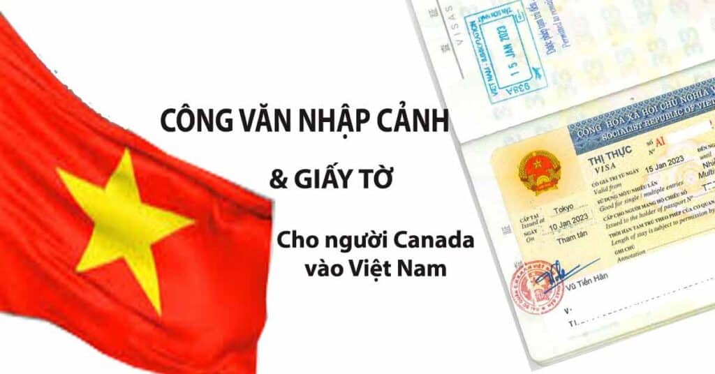 xin công văn nhập cảnh cho người canada tại sân bay tân sơn nhất