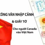 xin công văn nhập cảnh cho người canada tại sân bay tân sơn nhất