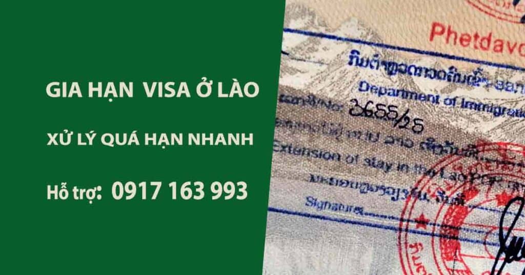 gia hạn visa ở lào và xử lý quá hạn