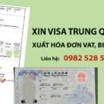 dịch vụ xin visa đi trung quốc có xuất hóa đơn