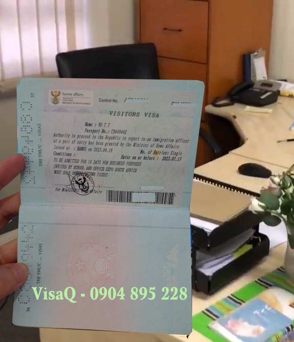 dịch vụ visa công tác nam phi