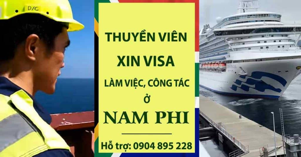 xin visa thuyền viên nam phi