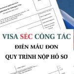 mẫu đơn xin visa séc công tác